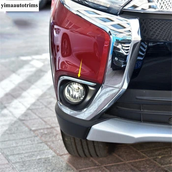 ABS Cromat Mașina din Față Faruri de Ceață Lampa Decor Capacul Ornamental Accesorii Auto Exterior Pentru Mitsubishi Outlander 2019 - 2021