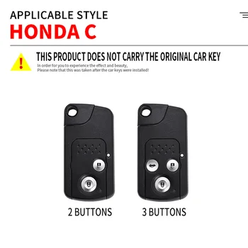 Aliaj Masina Smart Key Caz Acoperire Coajă Cheie Sac pentru Honda Fit de Transfer Eliberat Spike Hibrid Stepwgn Civic Accord Vezel Accesorii