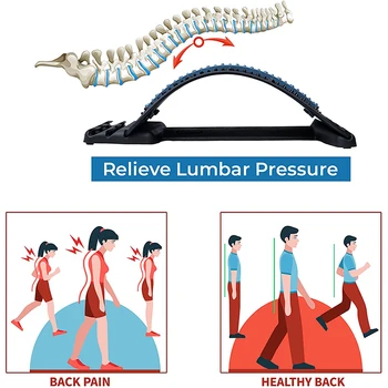 înapoi targă magnetoterapie 3-nivel reglabil de masaj targă talie gât de fitness coloanei vertebrale cervicale suport dropshipping