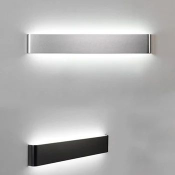 Moderne de Perete de Lumină 6W 12W 18W 24W Dormitor Hol Lampa Living Scara de Lumină Oglindă Coridor de Lumină LED-uri de aluminiu de perete de lumină
