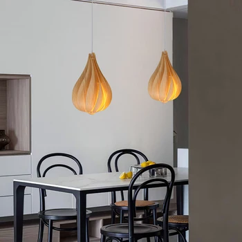 Nordic Picătură de Apă Pandantiv Lumina cu LED-uri Moderne Pandantiv Lampă pentru Camera de zi Dormitor Bucatarie Cafe-Bar Loft Decor de Suspendare a corpului de Iluminat