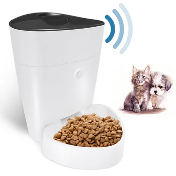 WiFi/Buton Versiune 4L Automată Pet Feeder Câini Pisici de Companie Inteligent Alimentator Temporizat Cuantificarea Usb Alimentat APLICAȚIE de Control Pisica Alimentatoare