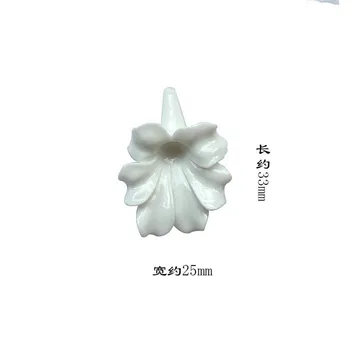 DIY Constatările de Bijuterii Rășină Pandantiv Florale Farmece 40pcs Accesorii Cercei Colier Bratara Îmbrăcăminte Ornament 25*33mm