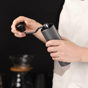 De Înaltă Calitate Din Aluminiu Manual De Cafea Râșniță De Mână Reglabilă Miez De Oțel Burr Bucătărie Portabile De Cafea Espresso De Frezat Instrument