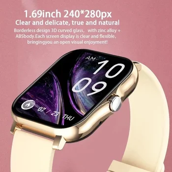 2022 Cadou Ceas Inteligent Bărbați 1.69 Inch Smartwatch Ceasuri Inteligente Femei Pentru samsung galaxy s21 5G Samsung Galaxy S20 G98 Android IOS