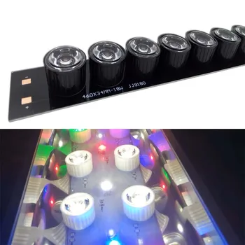 Lentilă LED 5 Grade Concentrator Alb Negru Suport de Înaltă Calitate, Suprafață Netedă 20mm Obiectiv Pentru 1 3 5 W Chip de LED-uri Lanterna
