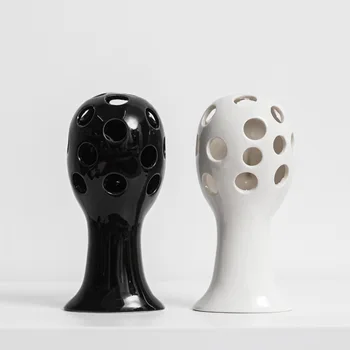 Creative Statuie Vaza Ceramica Hidroponice Vaza De Flori Aranjament Decor Acasă Desktop Art Ornament De Gradina Decor Creativ Cadou