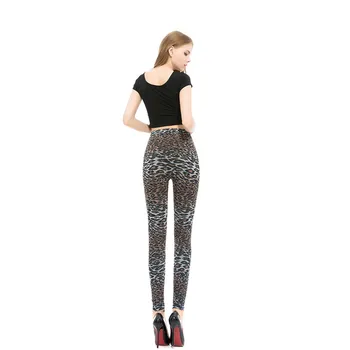 Moda Sexy Femei Jambiere Pantaloni Cu Talie Înaltă Fitness Legging Pentru Femei Jambiere Leopard Punk Pantaloni Imprimate Jambiere