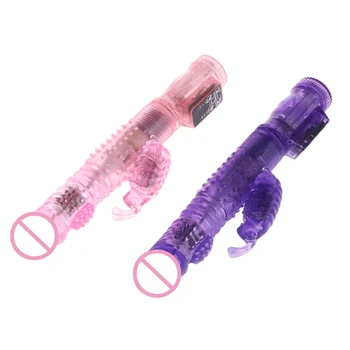 Multi-Viteza de Rotație Fluture Dublu Vibrator pentru Masaj sex Feminin Stimulator Jucărie Sexuală U1JD