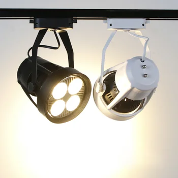 Reflector LED Lumina Track Magazin de Îmbrăcăminte Living Par30 E27 de Iluminat Aluminiu Alb 25W 30W 35W Bec Lampa de Iluminat Interior